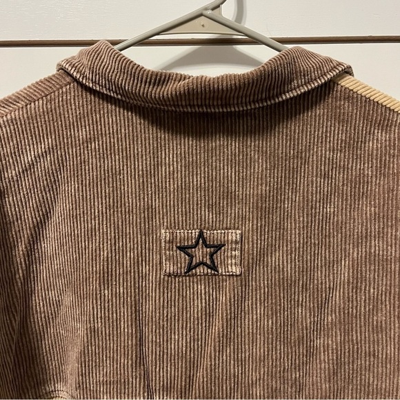 Vici Corduroy Colorblock Shacket - Picture 6 of 6